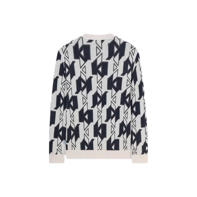 KARL LAGERFELD Sweater Men's Black White-1