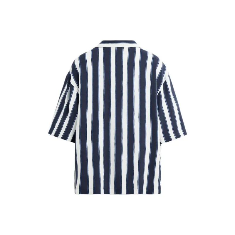 ZARA Shirts Men Sea Blue/White-1