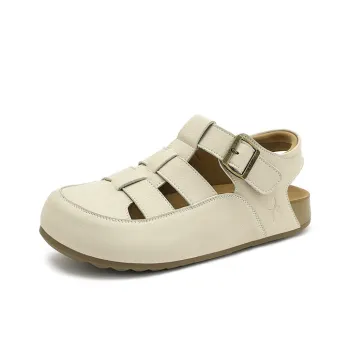 UBZ Roman Sandals Women's Ivory White