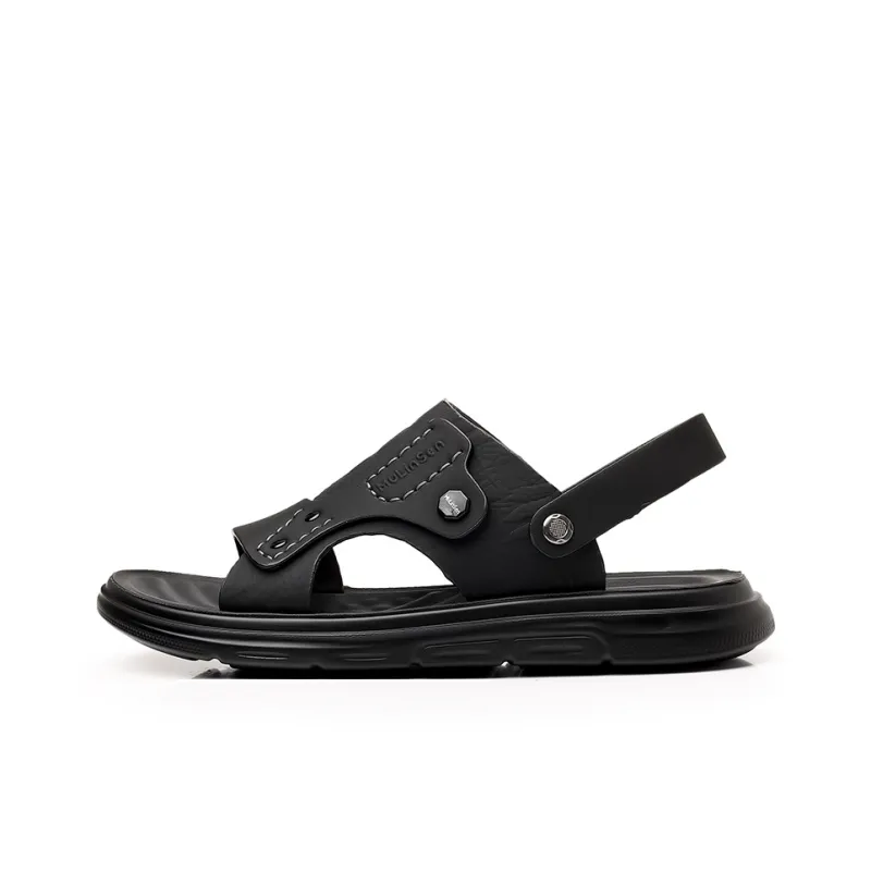 Mulinsen Beach Sandals Men Black-5