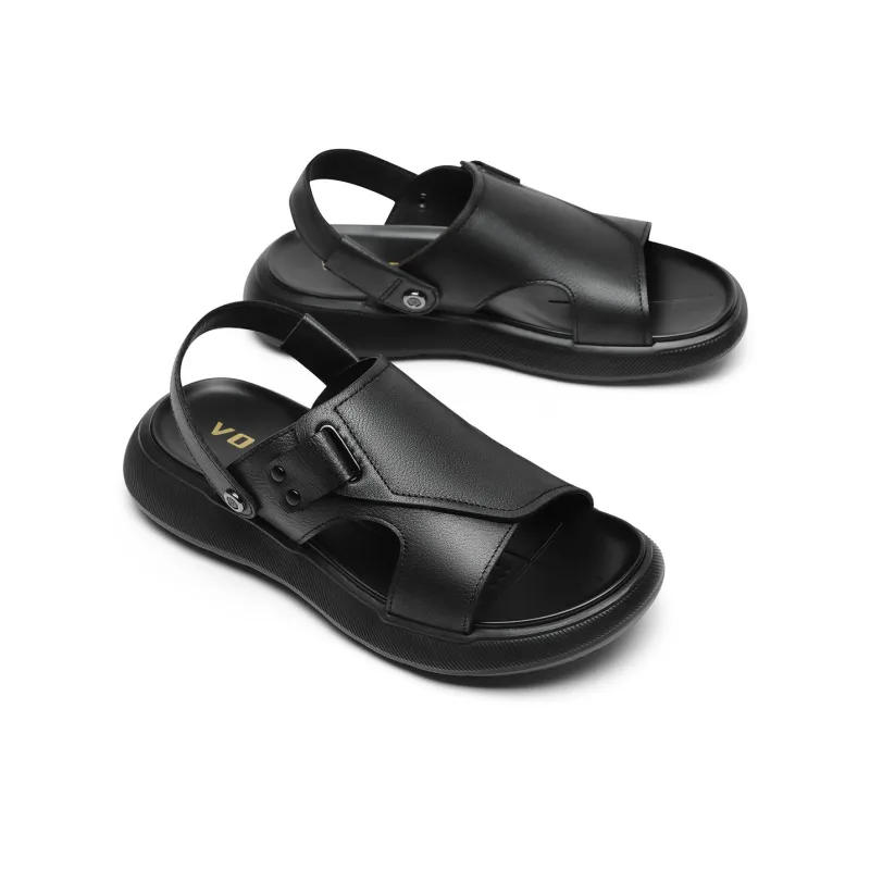 VOLO Beach Sandals Men Black/Gray-2