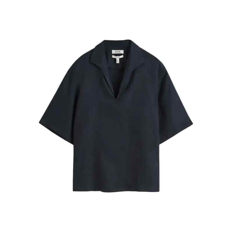 COS Shirts Men Navy Blue-0