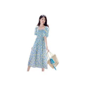 Still Quiet Short Sleeved Dress Women's