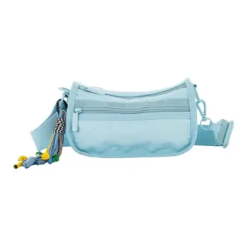 LeSportsac Fabric Shoulder Bag, Crossbody Bag Medium Size Women's Saltwater Blue