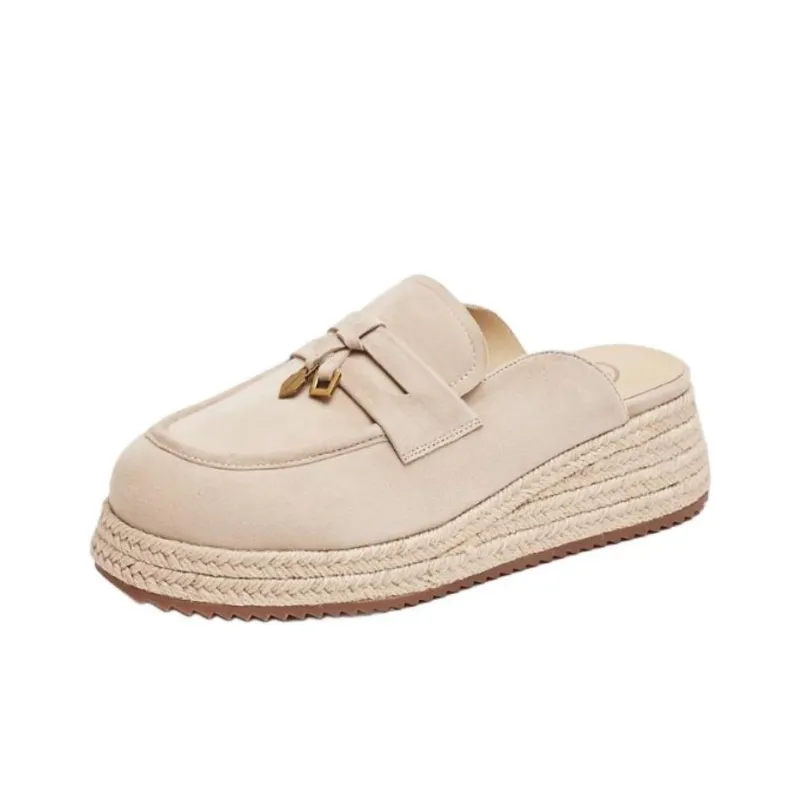 Staccato Rubber Sole Abrasion Resistant Closed Toe Slippers Women's-5