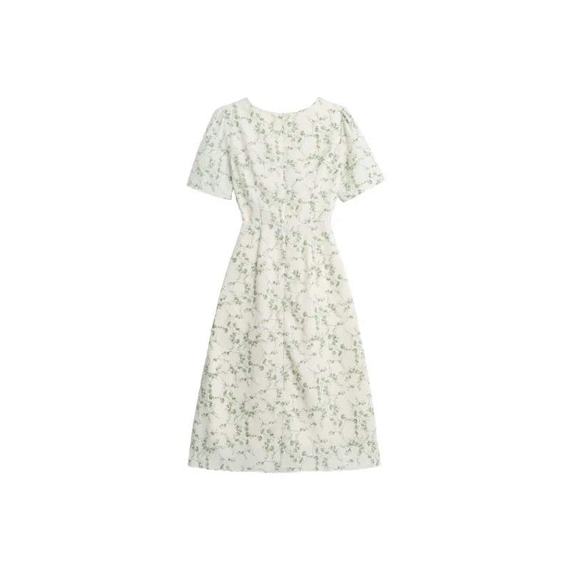 GUOZHEN Short Sleeved Dress Women's-1