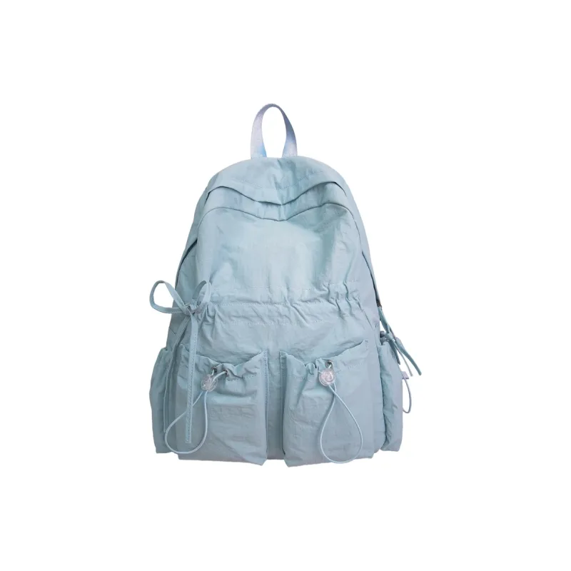 Kewuku Nylon Backpack Unisex Multicolor-12