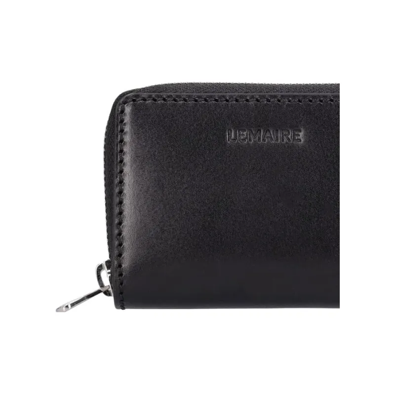 Lemaire Cow Leather Wallet Men's Black-3