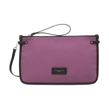 GIANNI CHIARINI Cotton Shoulder Bag Women's Argyle Purple