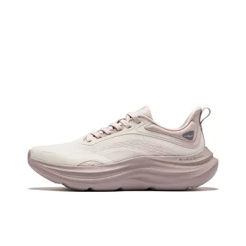 Erke Cloud Motion Running Shoes Women's Low Top Unbleached Original Color Yam Gray