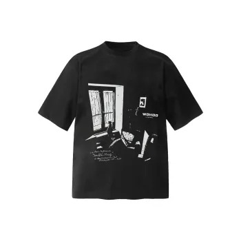 WOHOO T-Shirts Unisex Black
