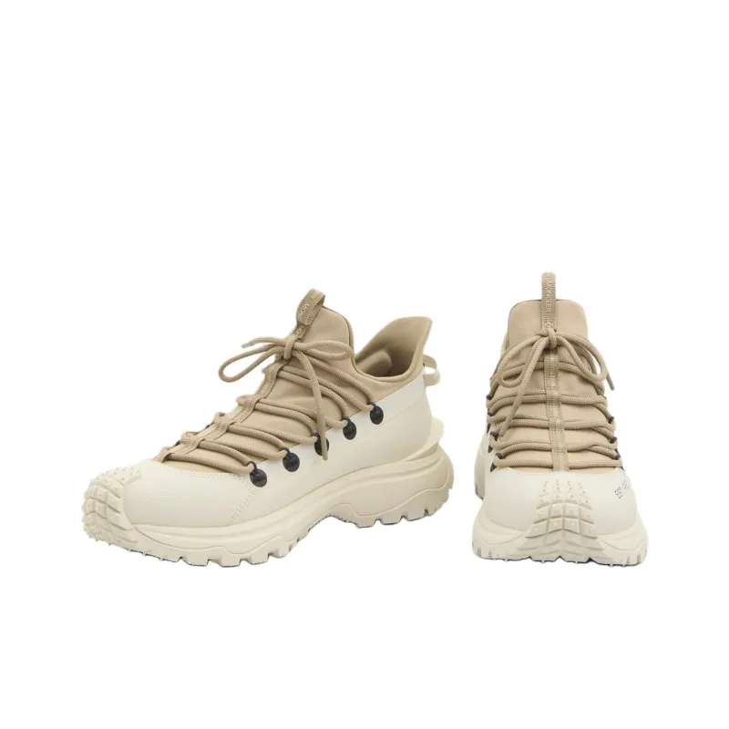 Moncler Low Top Casual Shoes Men's Beige-3