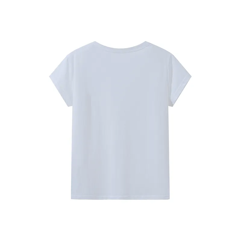 Peaches Peaches Set in Sleeve T Shirt Women's-12