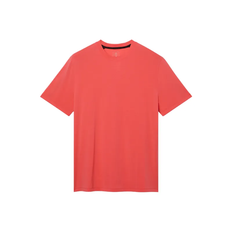 On Focus T SS25 T Shirt Men's Orange Red-0