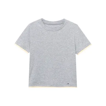 CHARM PICK T Shirts Women's Light Gray