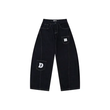 YINLEI Denim Shorts Men Blue