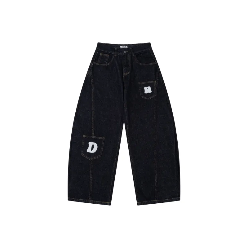 YINLEI Denim Shorts Men Blue-0