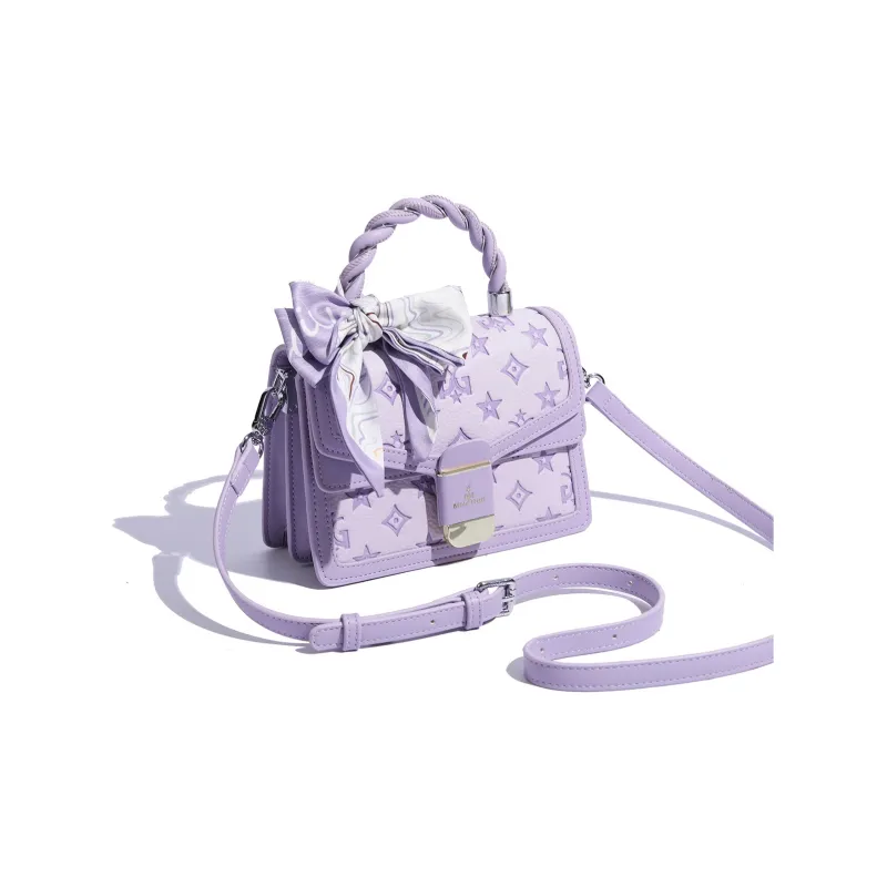 MISS GAIL Synthetic Leather Shoulder Bag, Crossbody Bag, Handbag Regular Women's Gray/Pink-27