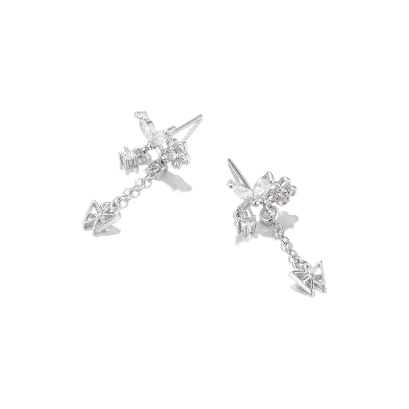 Clect Synthetic Cubic Zirconia Earrings Women's-2