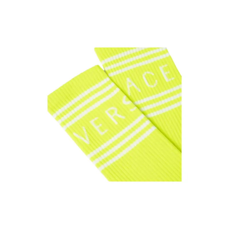 VERSACE Men Knee high Socks-3