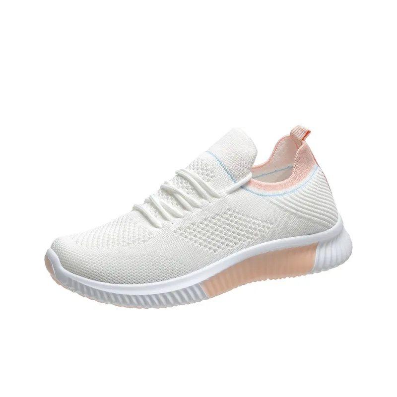 Ncmt Running Shoes Women's Low Top Blue/Nude Pink-4