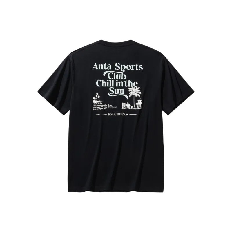 Anta Life Collection T Shirt Men's Basic Black-1