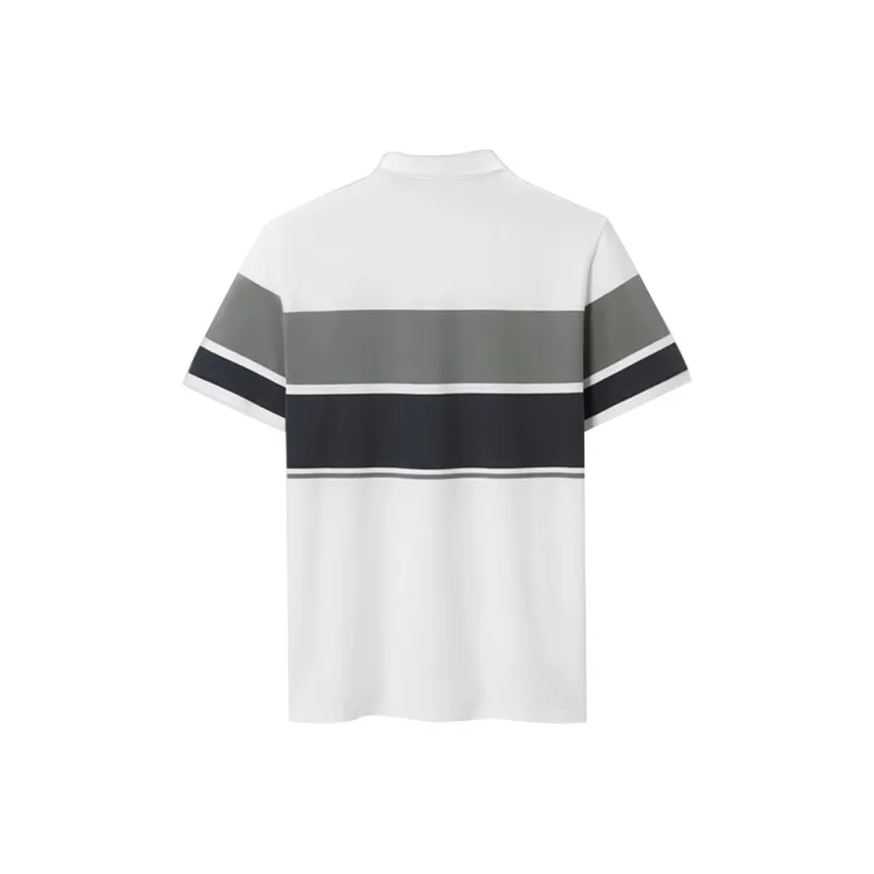 ARTSDON Polo Shirts Men Bleached Stripes-1