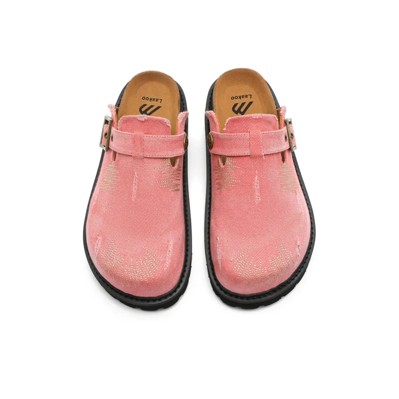 Year By Year Rubber Sole Slip Resistant Closed Toe Slippers Unisex-17