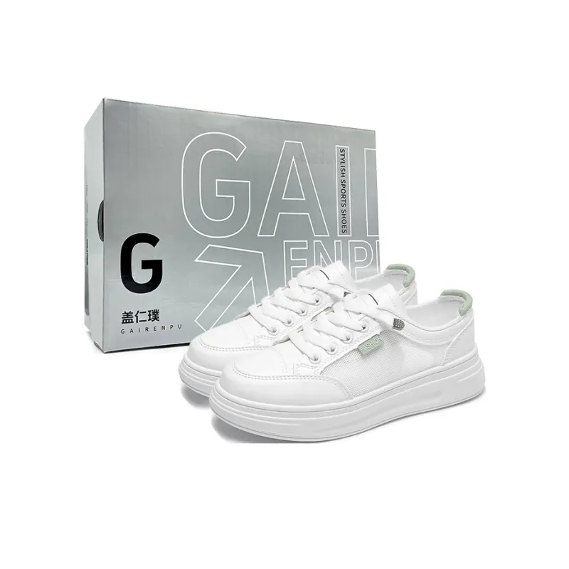 Gai Renpu Slip Resistant, Lightweight, And Breathable Low Top Skateboard Shoes Women's-0