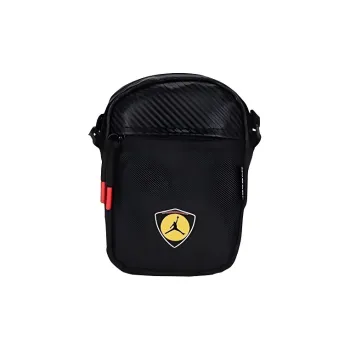 Jordan Polyester Shoulder Bag, Crossbody Bag Unisex Black