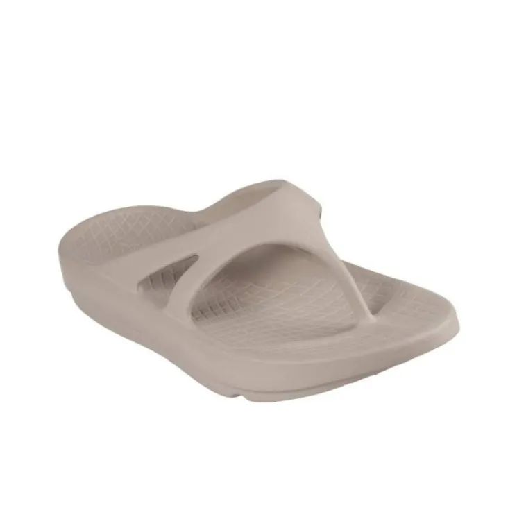 Skechers GO RECOVER Slip Resistant Flip Flops Women's Taupe-2