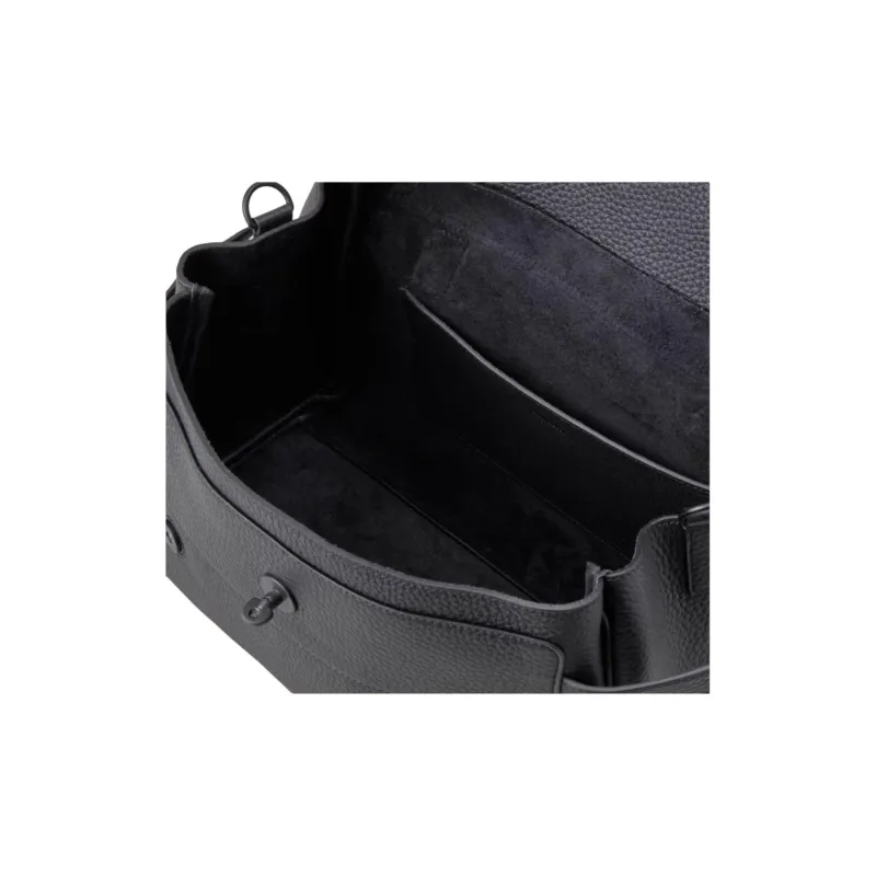 Mulberry Alexa Cow Leather Shoulder Bag, Crossbody Bag, Handbag Medium Size Women's Black-4