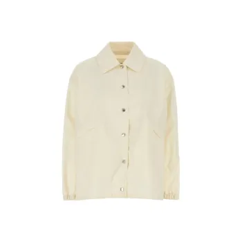 JIL SANDER Jackets & Coats Women's Ivory White