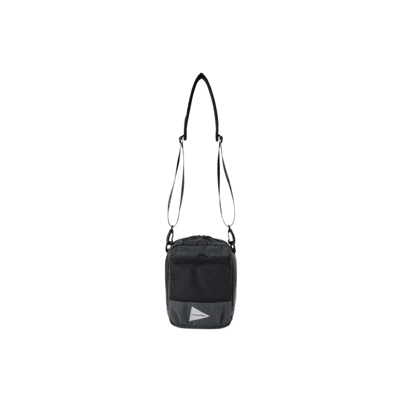 And Wander Polyester Crossbody Bag, Shoulder Bag Unisex Charcoal-0