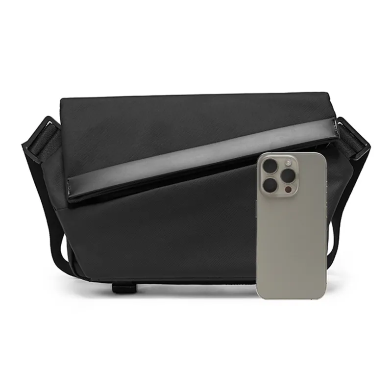 COLINS KEIRS Abrasion Resistant Material Crossbody Bag Unisex Black-6