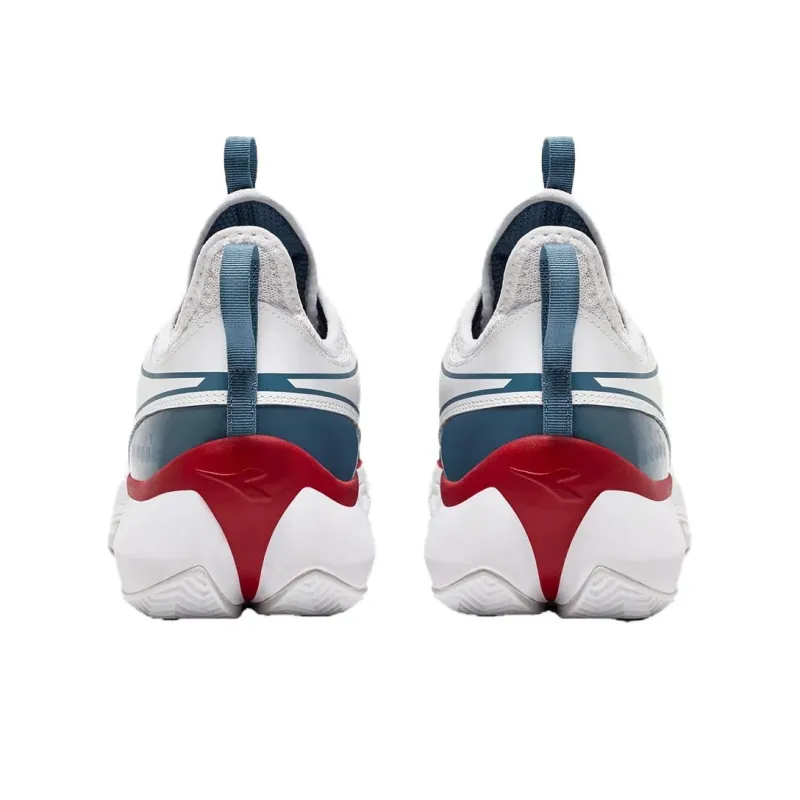Diadora Cushioning, Wear Resistant Low Top Tennis Shoes Men's White-3