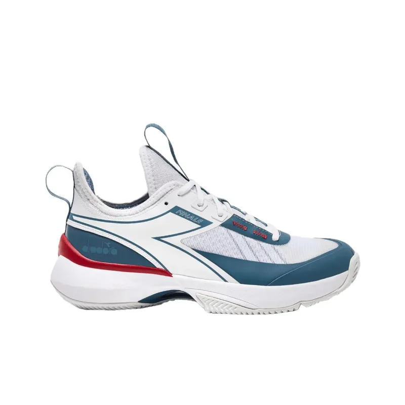 Diadora Cushioning, Wear Resistant Low Top Tennis Shoes Men's White-1
