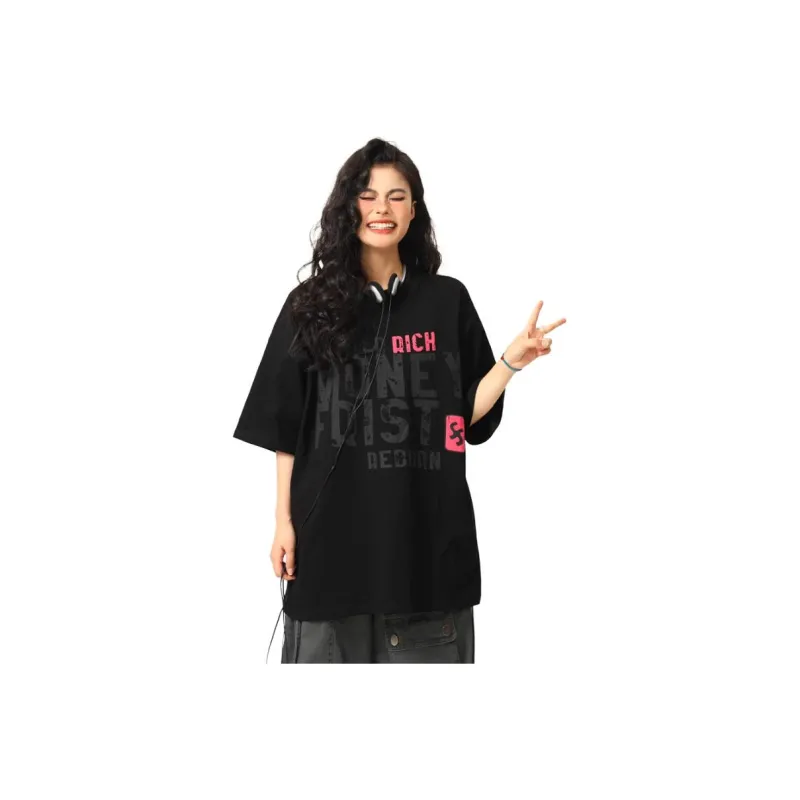 OPMO T Shirts Unisex Black-0