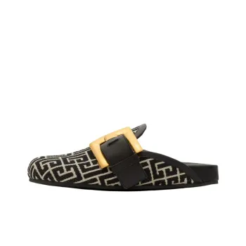 BALMAIN Closed Toe Slippers Men's Black