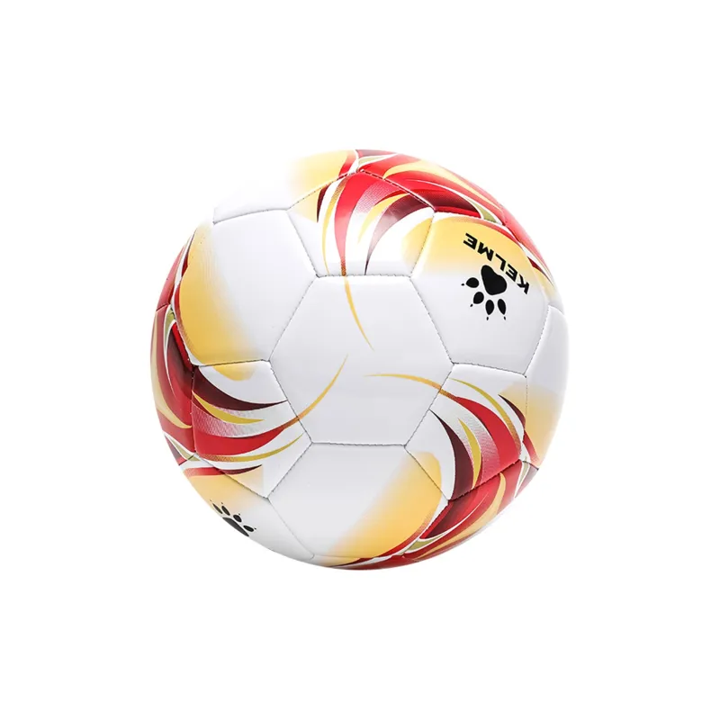 KELME Size 34, Size 5, Size Machine Stitched Soccer Ball PVC Unisex Red-2