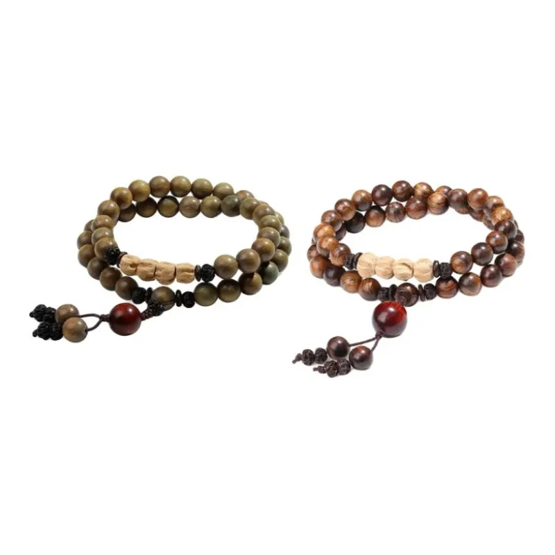 ZHOUDIWANG Sandalwood Bracelets Unisex-12