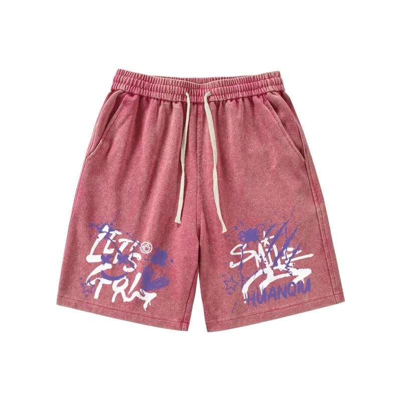 HUANQIU Casual Shorts Unisex-5