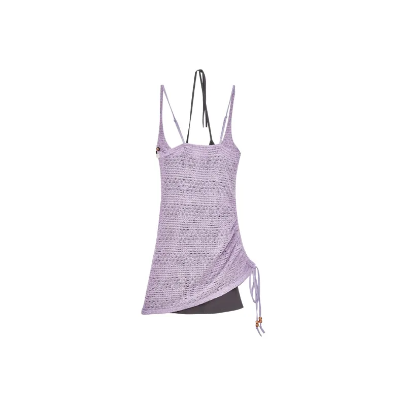 FLIM Slip Dresses Women's Purple-1