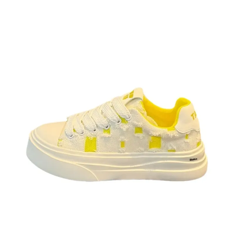 BAKE Anti Slip Wear Resistant Low Top Skateboard Shoes Men's-4