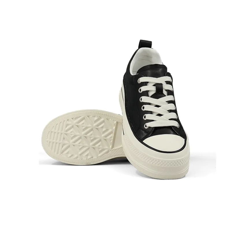 ZSBELLA Anti Slip Wear Resistant Low Top Skateboard Shoes Women's-2