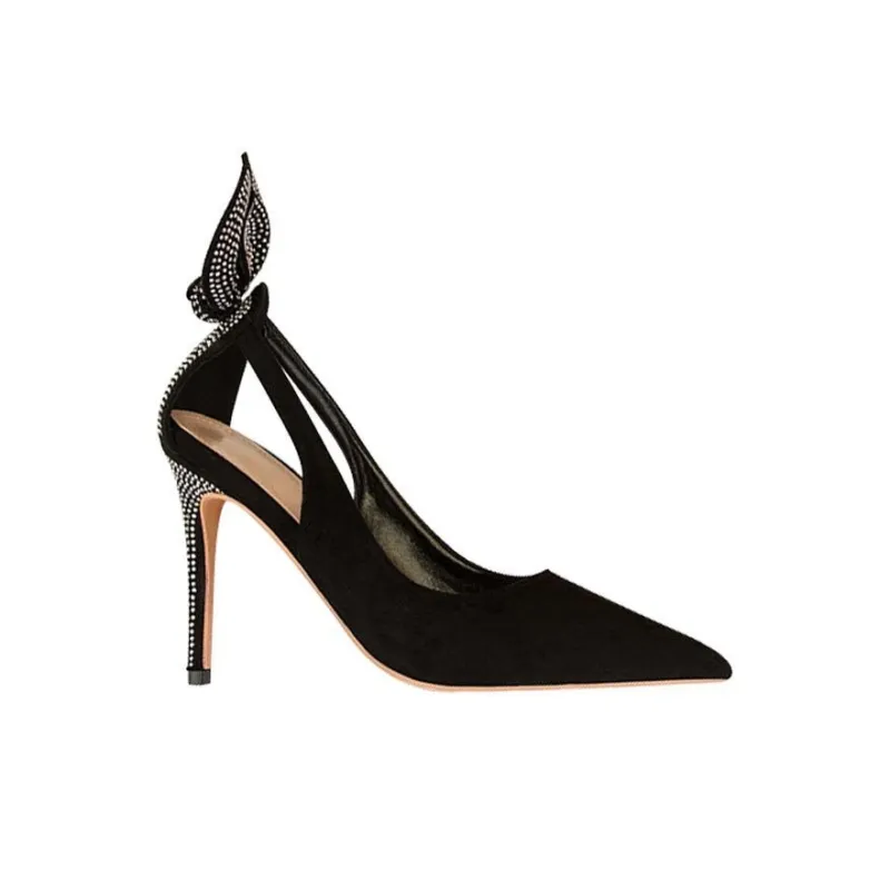 MCKP Slim Heel High Heels Women's Black-1