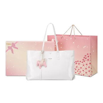 FAIRWHALE PU Shoulder Bag Women's White