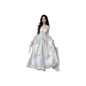 Mu Xiao Xin Long Sleeved Dress Women's