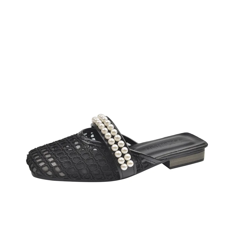 WUJI Abrasion Resistant Slip Resistant Closed Toe Slippers Women's-0