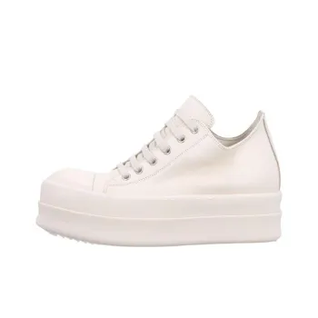RICK OWENS/RO Low Top Skateboard Shoes Women's White
